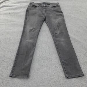 Hudson Jeans Mens 36x31 Gray Ace Skinny Stretch Denim Pockets